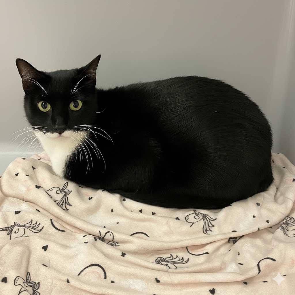 Evi (Central Texas), a Adoptable Tuxedo image 3/6