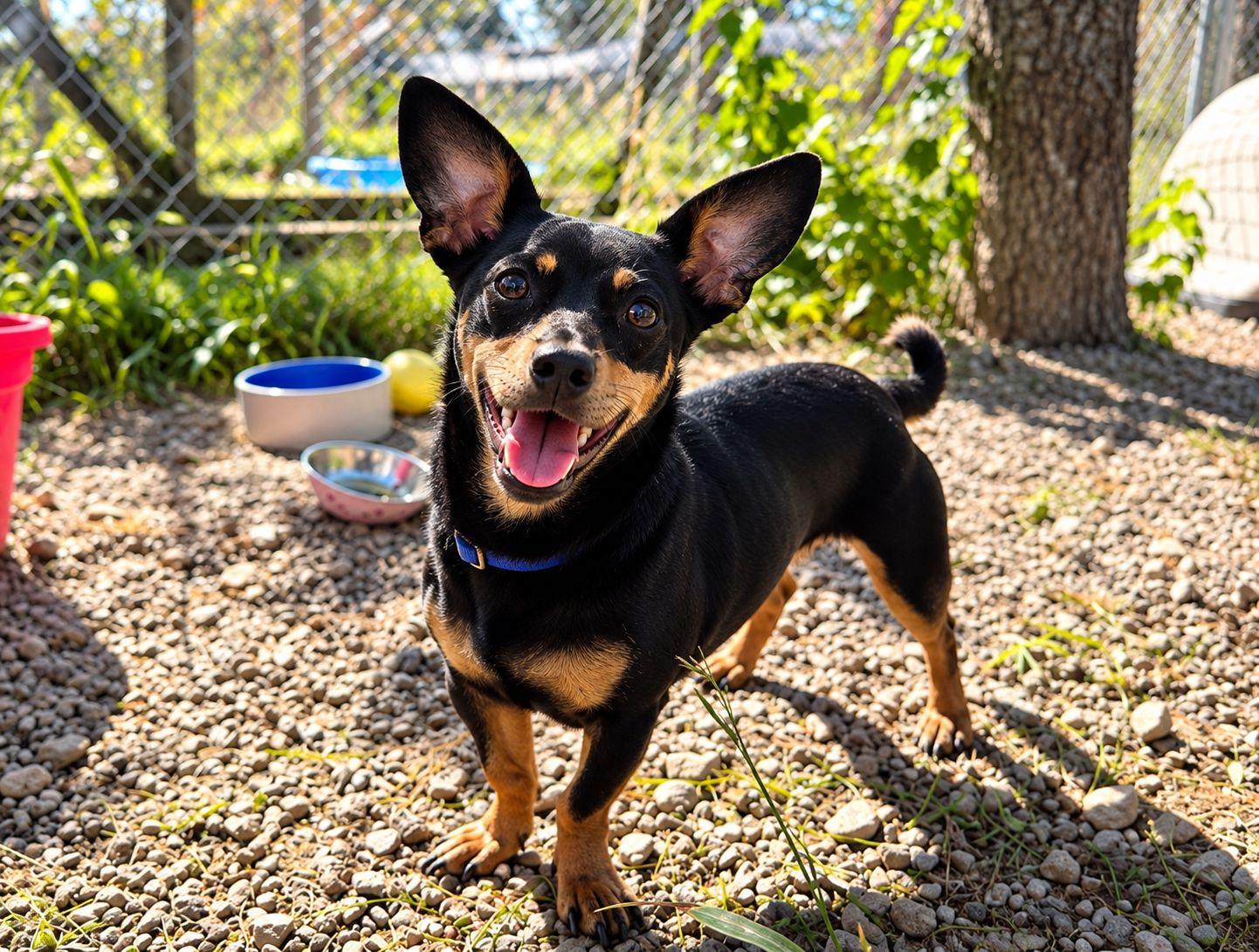 Enlarge Milo, a Adoptable mixed breed in Plain City, OH image 4/6