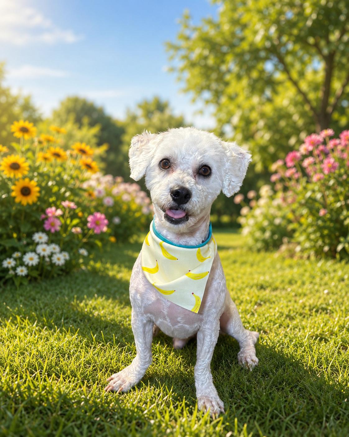 Zylo, ADOPTABLE, Young Male Bichon Frise.