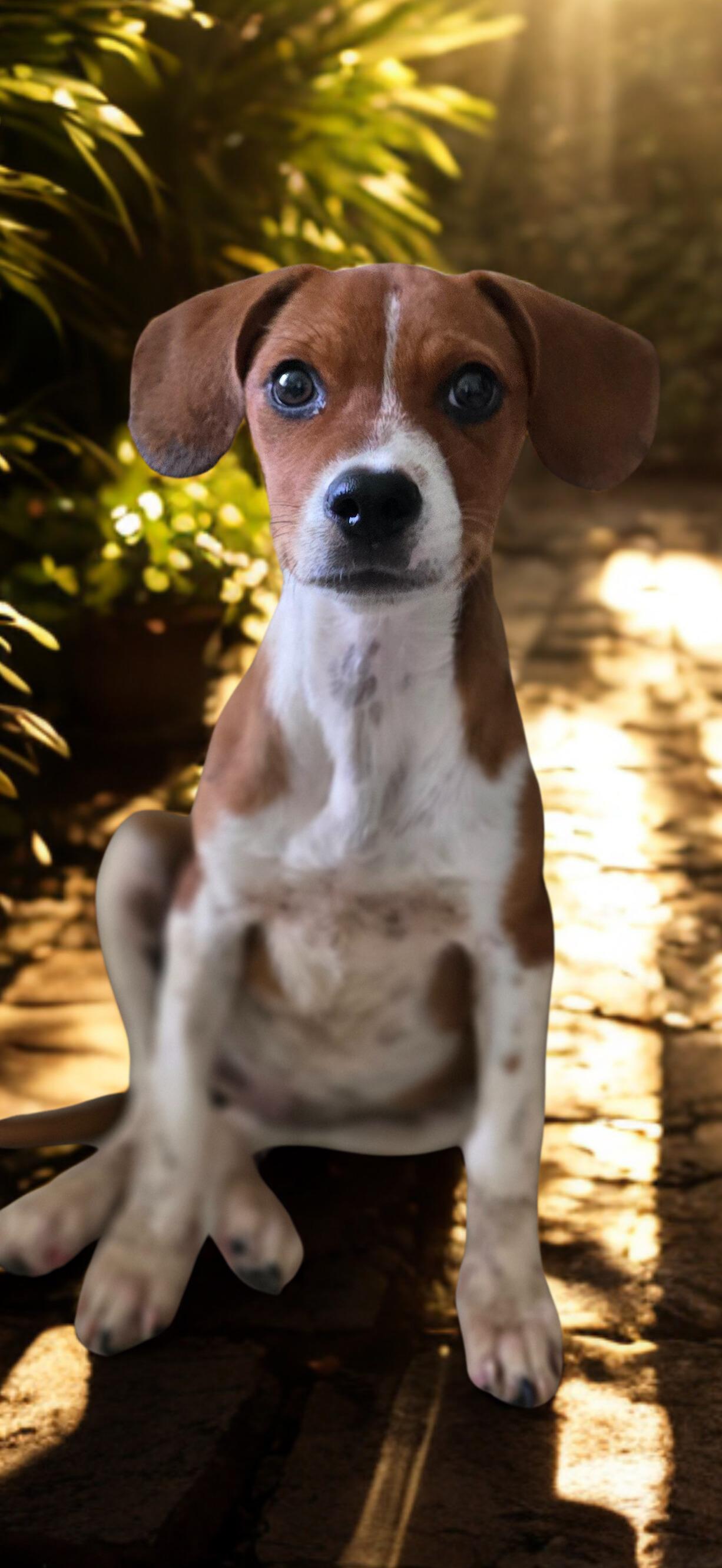 Daisy, Adopted, Puppy Female Beagle.