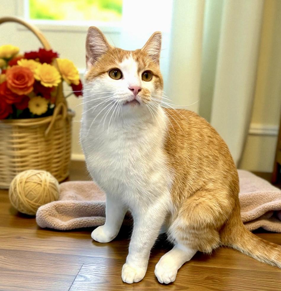 Pumpkin, a Adoptable Domestic Short Hair in Perry, IA image 4/4