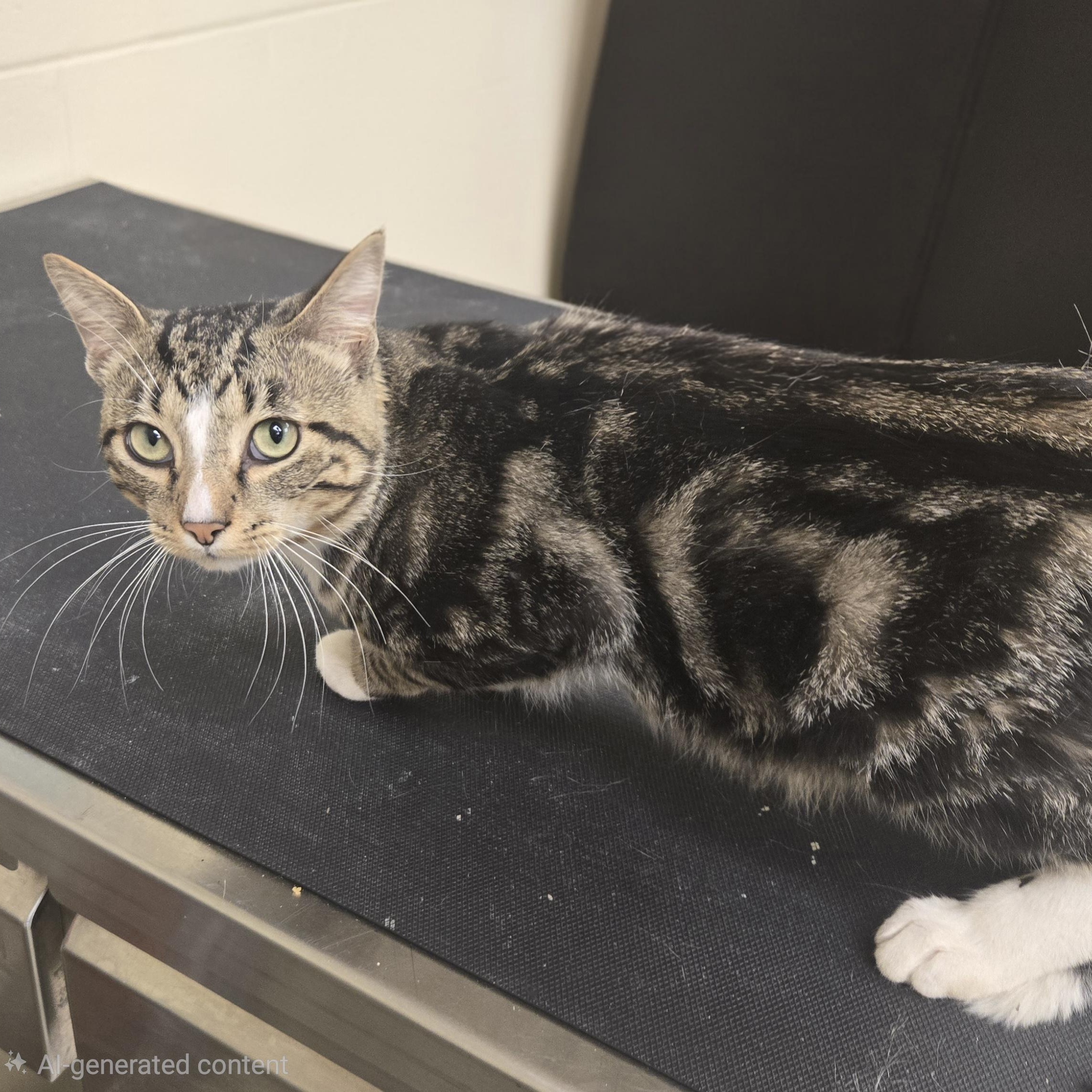 Enlarge Waffles, a Adoptable Domestic Short Hair in Xenia , OH image 3/6