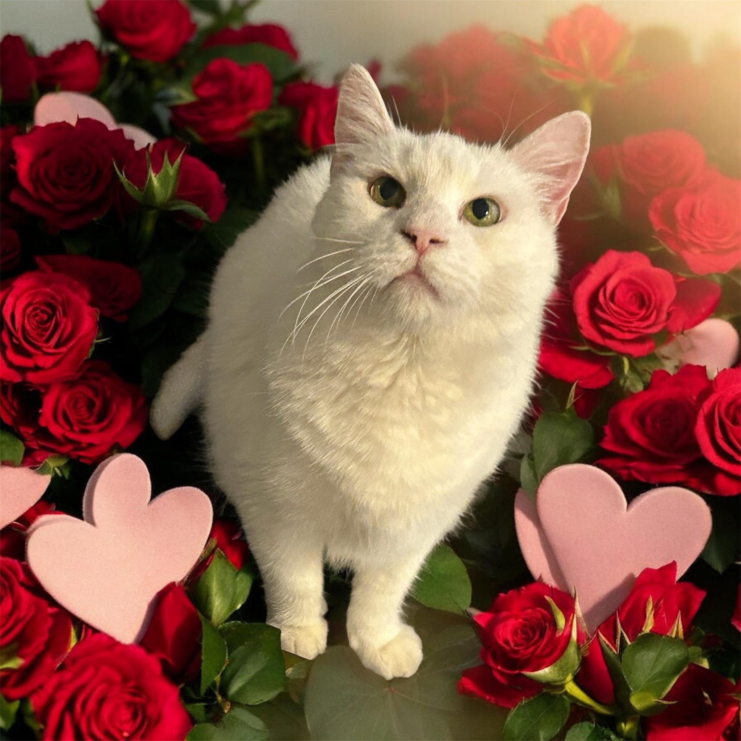 Snowball, ADOPTABLE, Adult Female Domestic Short Hair.