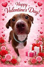 Kyrie, ADOPTABLE, Adult Male American Staffordshire Terrier.