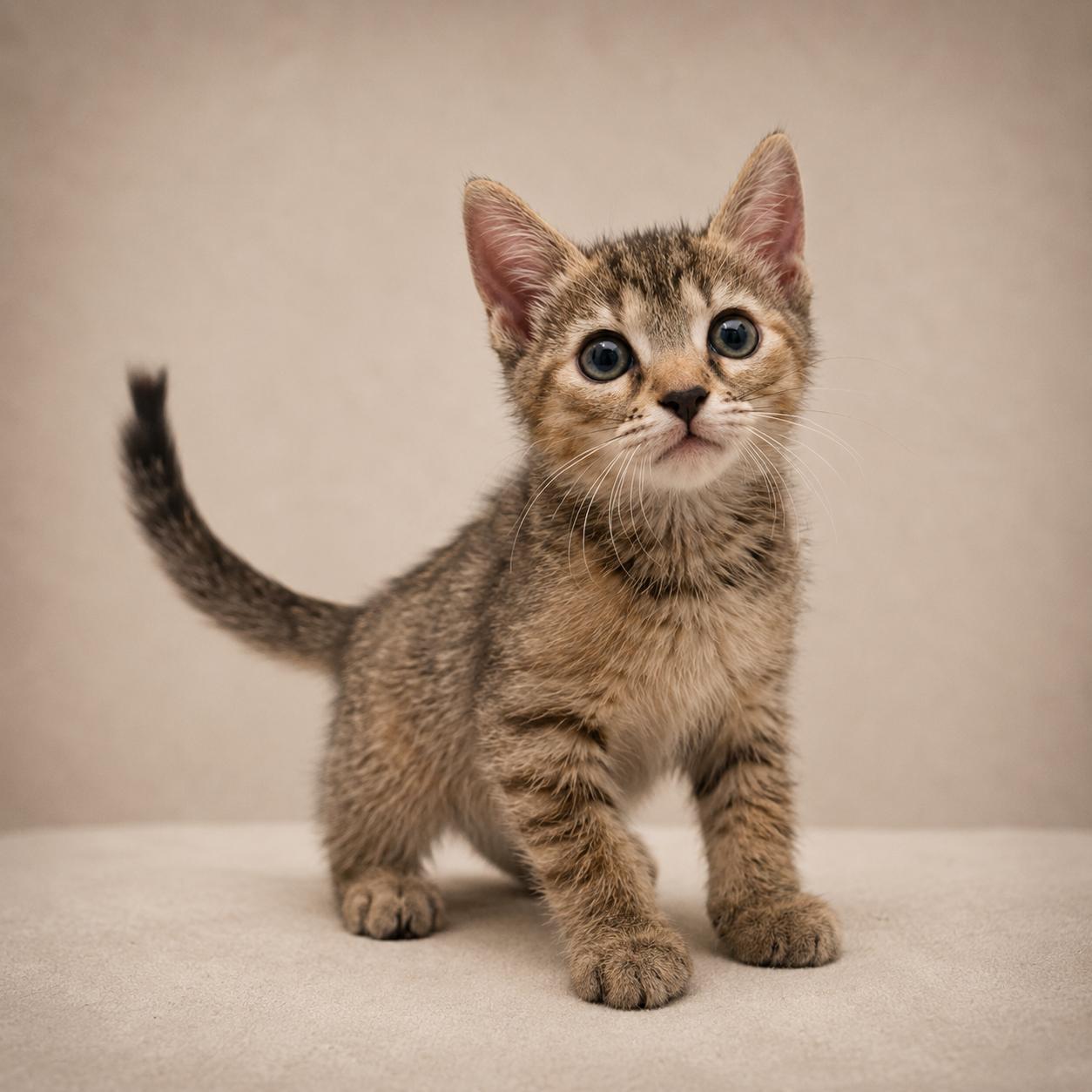 Aviat, ADOPTABLE, Kitten Female Tabby.