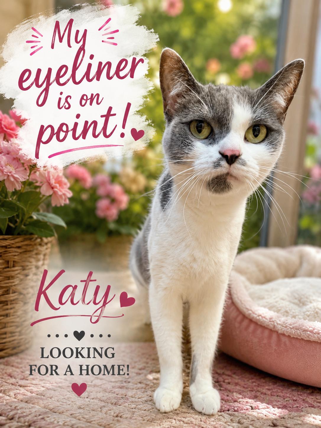 Enlarge Katy, a ADOPTABLE Domestic Short Hair in Fort Worth, TX image 1/1
