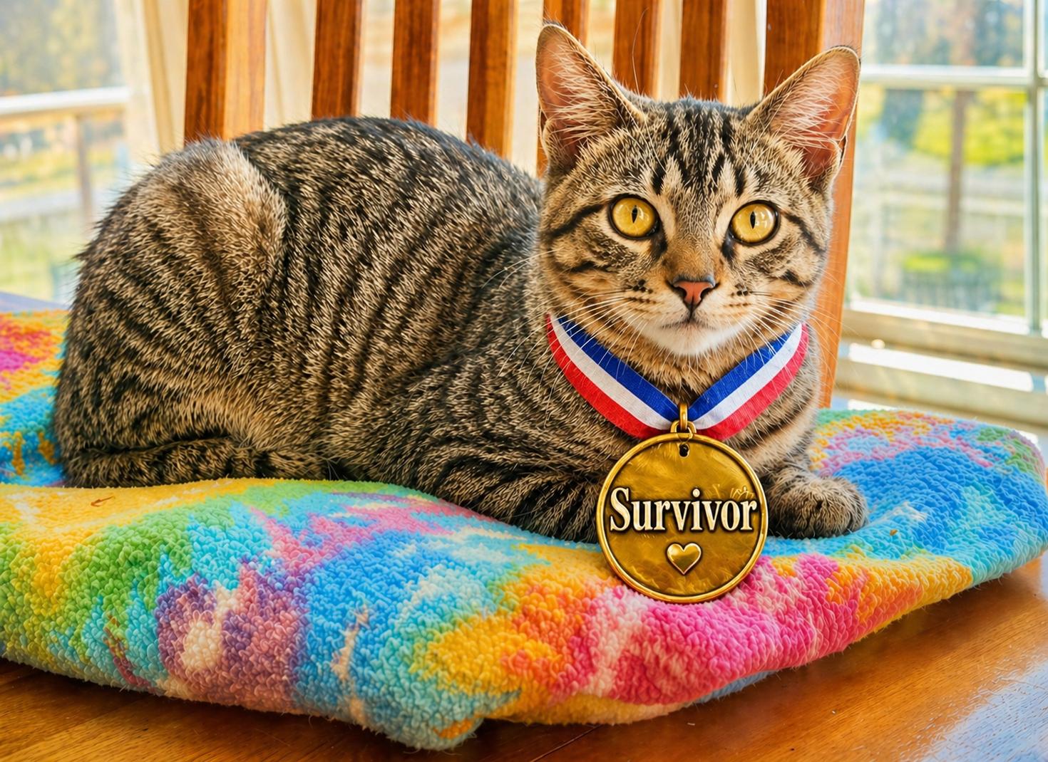 Enlarge Tiny Bonded with Squeaky, a Adoptable Domestic Short Hair in Charlotte, NC image 1/6