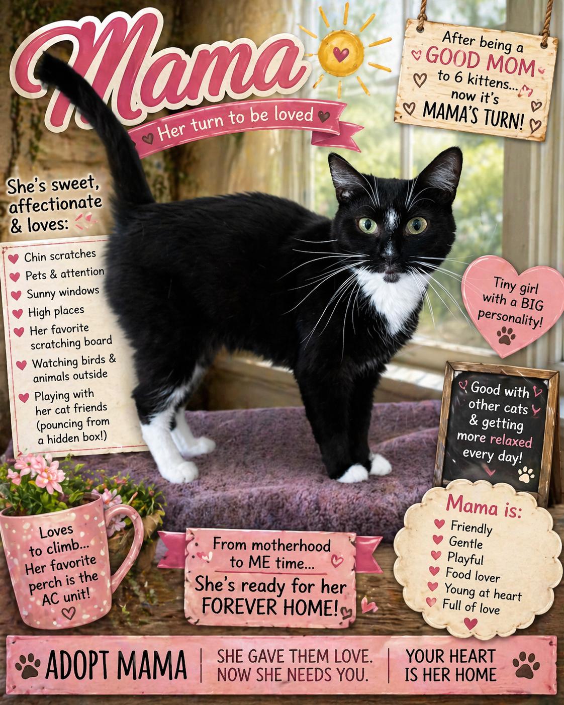 Enlarge Mama/Momma (FCID# 11/13/2024 - 38) C, a Adoptable Domestic Short Hair in Greenville, DE image 1/3