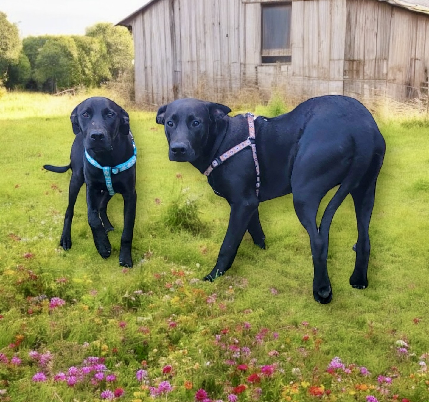 Kevin & Bacon, a Adoptable Black Labrador Retriever in Bryan, TX image 4/5