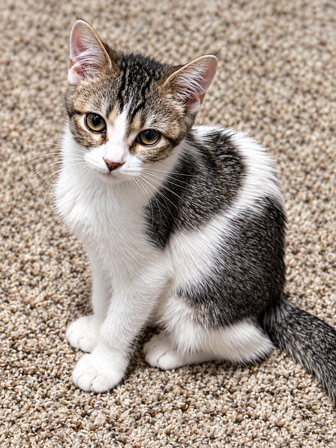 Rabbit, Adoptable, Kitten Female Domestic Short Hair.