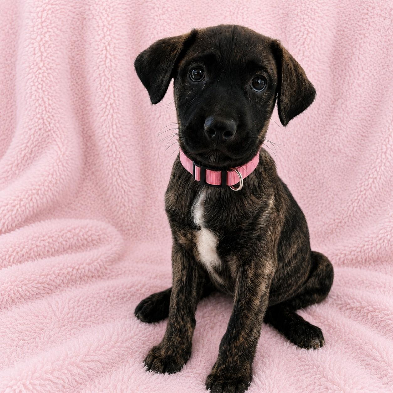 Penny, adopted, Puppy Female Dutch Shepherd & Terrier.