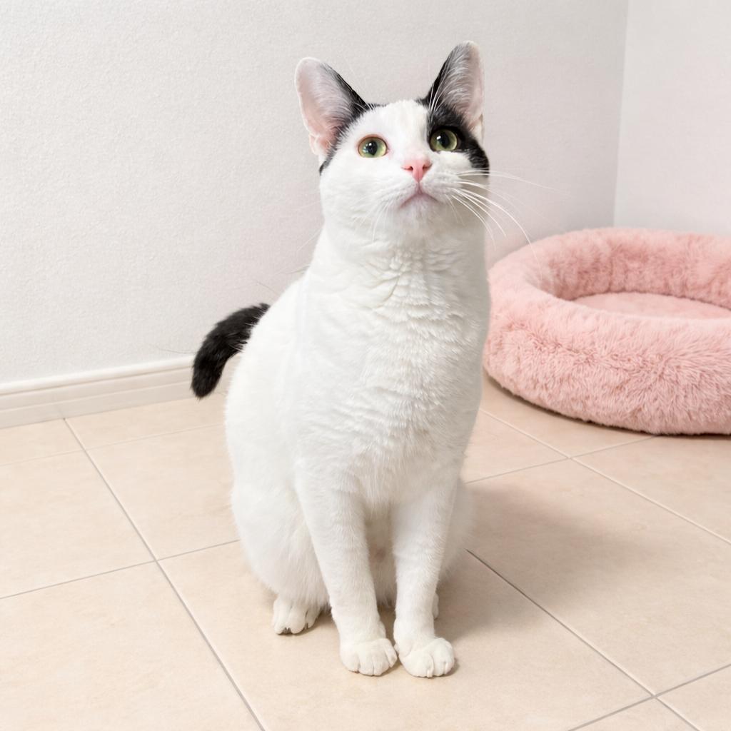 Enlarge Lu’Lemon , a Adoptable Tuxedo in Hillsboro, TX image 5/5