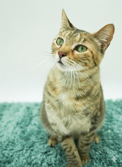 Ray (Bonded w/ Pheona), Adoptable, Adult Female Domestic Short Hair & Domestic Short Hair.