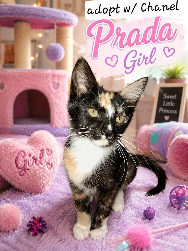 Enlarge Prada, a Adoptable Calico in Miami, OK image 2/3