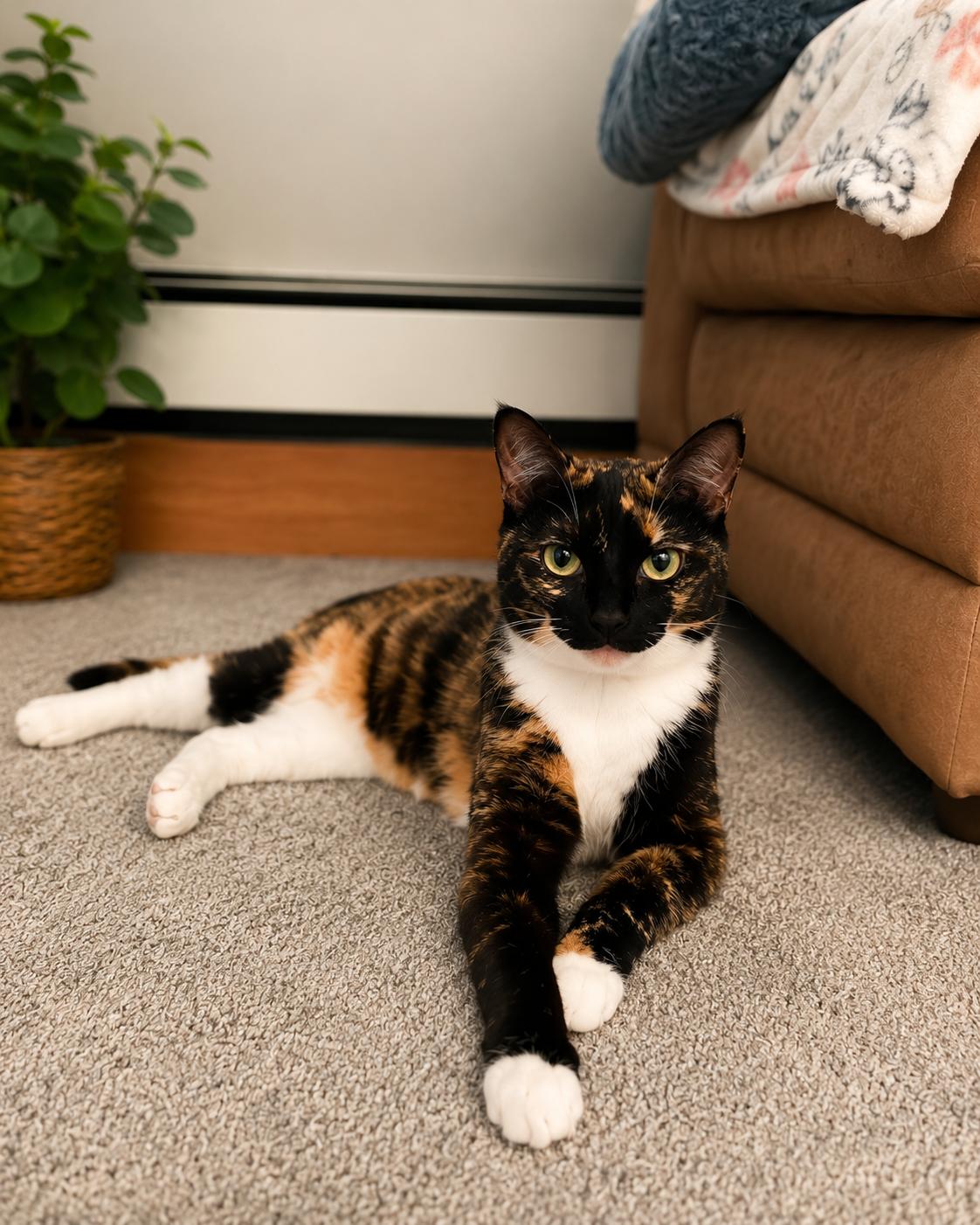Honey, ADOPTABLE, Adult Female Calico.
