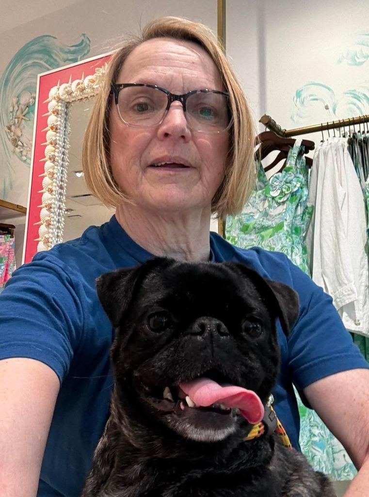 Blossom, Adopted, Young Female Pug.