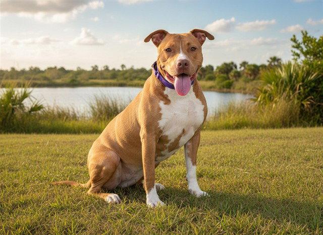 POKIE, Adoptable, Adult Female American Bulldog.