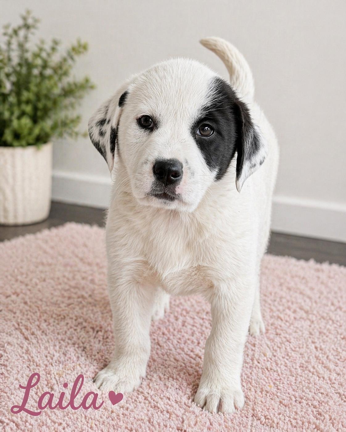 Laila, ADOPTABLE, Young Female Great Pyrenees & Hound.