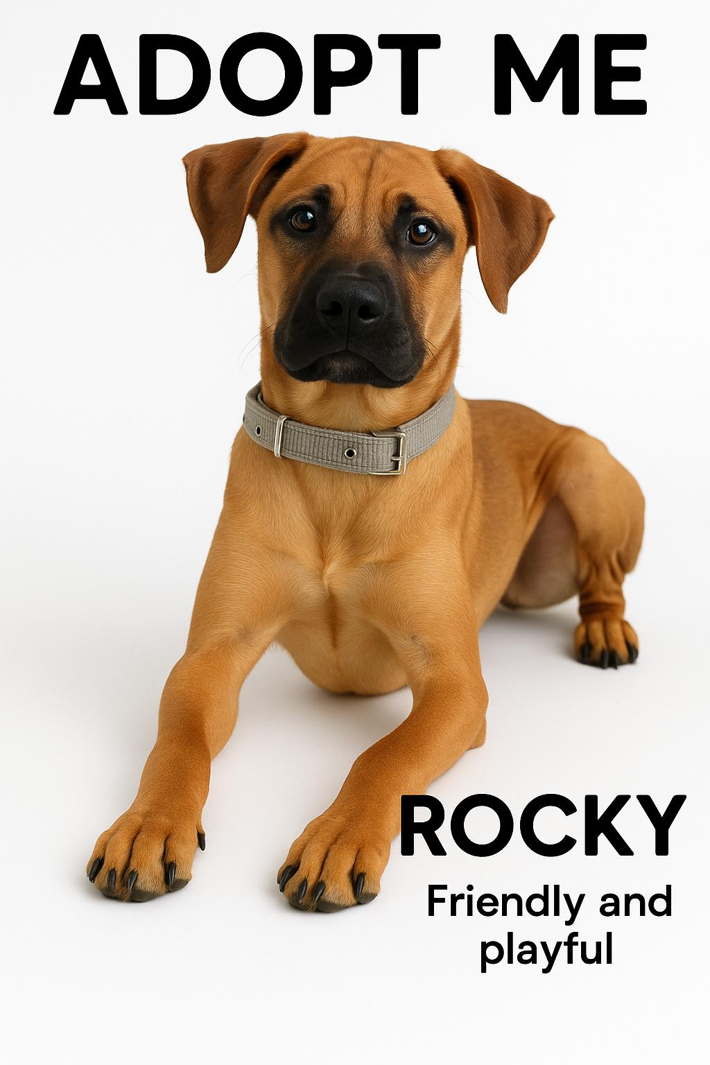 Rocky, Baby Male Boxer