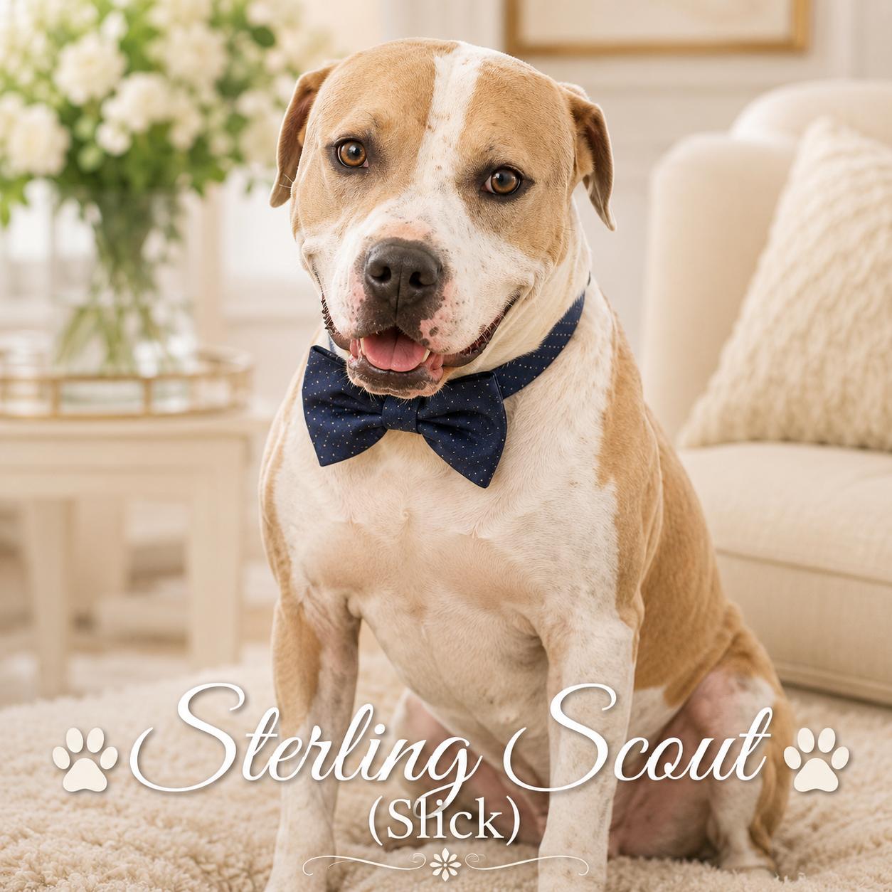 Sterling Silver "Slick", Adopted, Young Male American Staffordshire Terrier & Labrador Retriever.