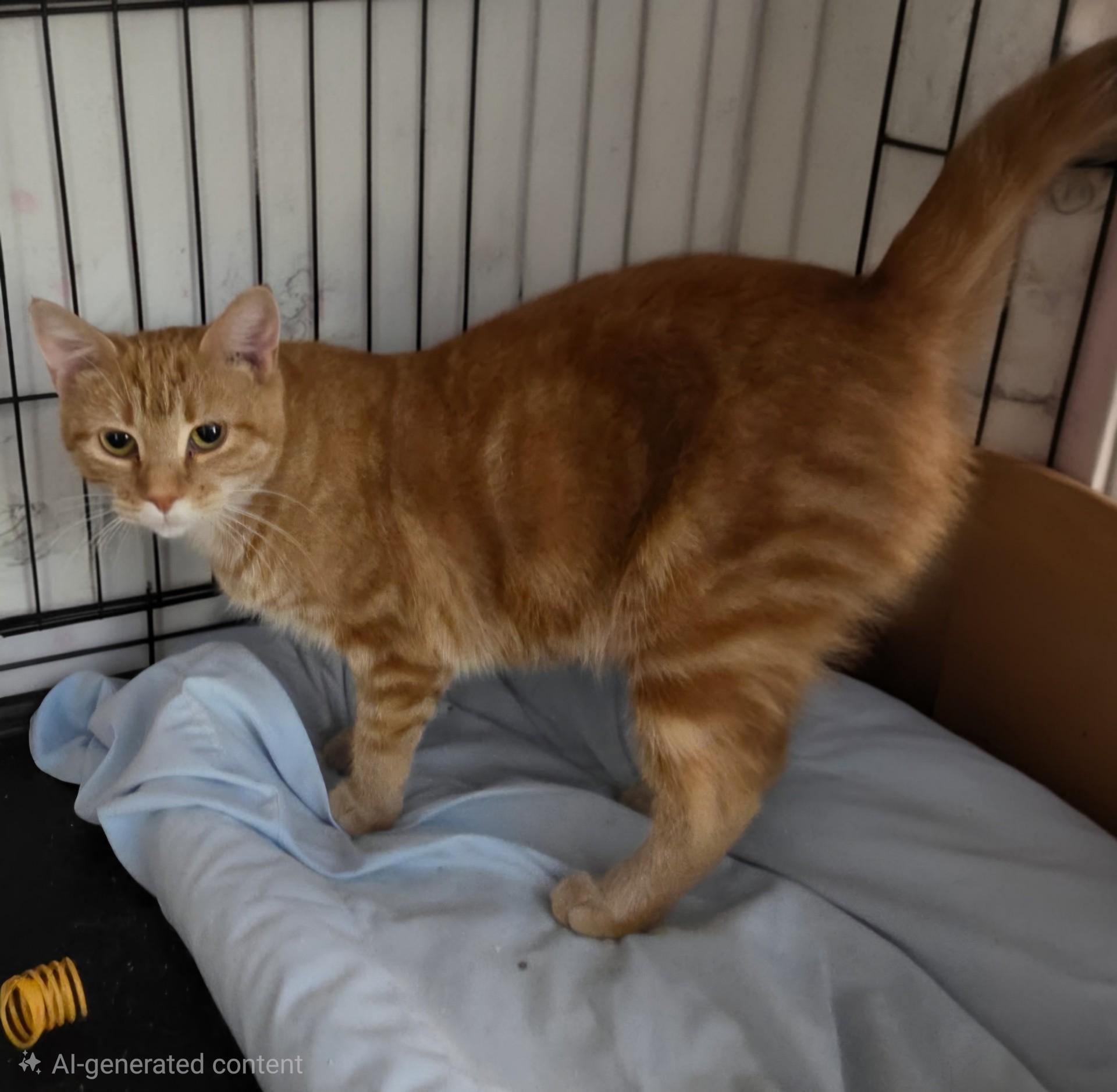Enlarge Cashew, a Adopted Domestic Short Hair in Middletown, CT image 2/5