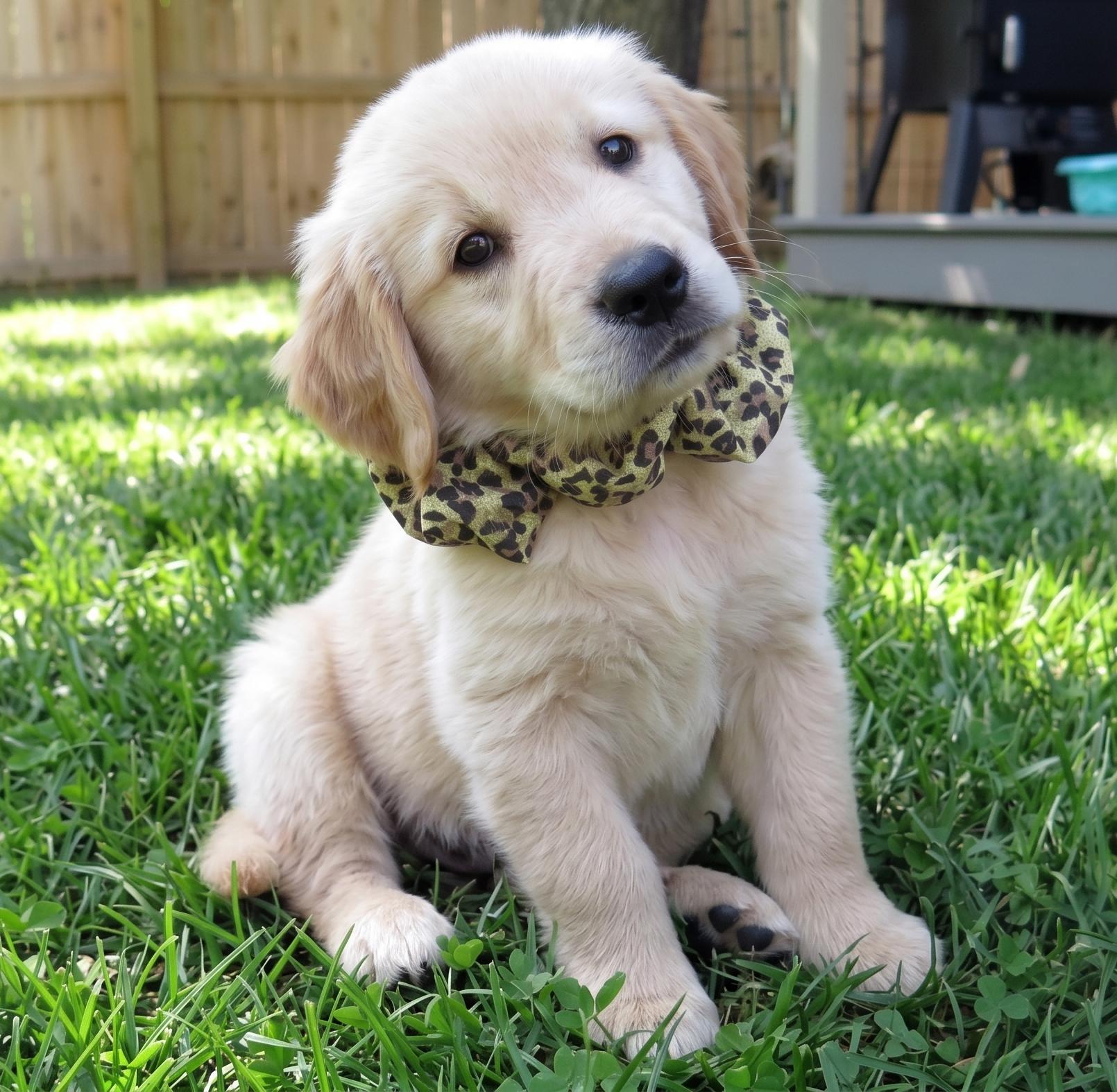 Gabe, adopted, Puppy Male Golden Retriever.