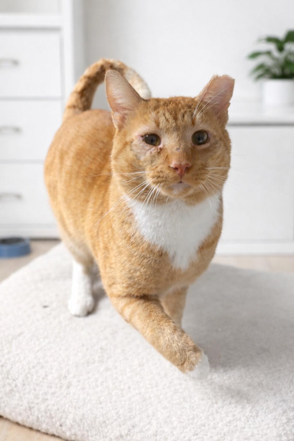 Hobo Bo, Adoptable, Adult Male Tabby.