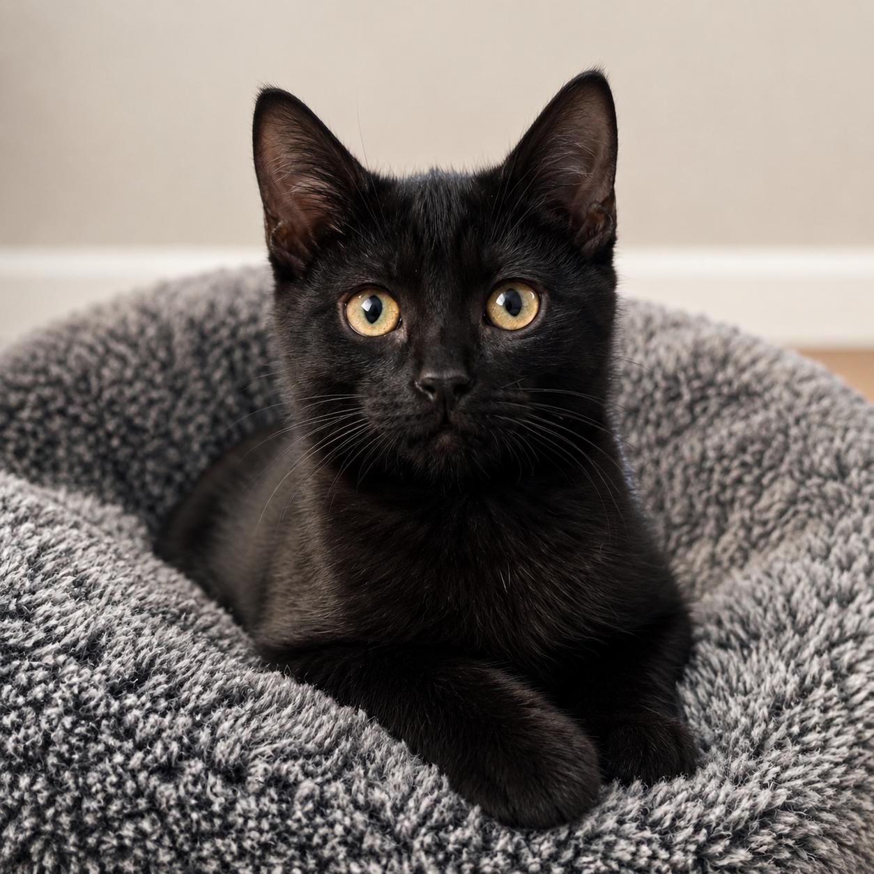 Stitch, Adoptable, Kitten Male Bombay & Domestic Short Hair.