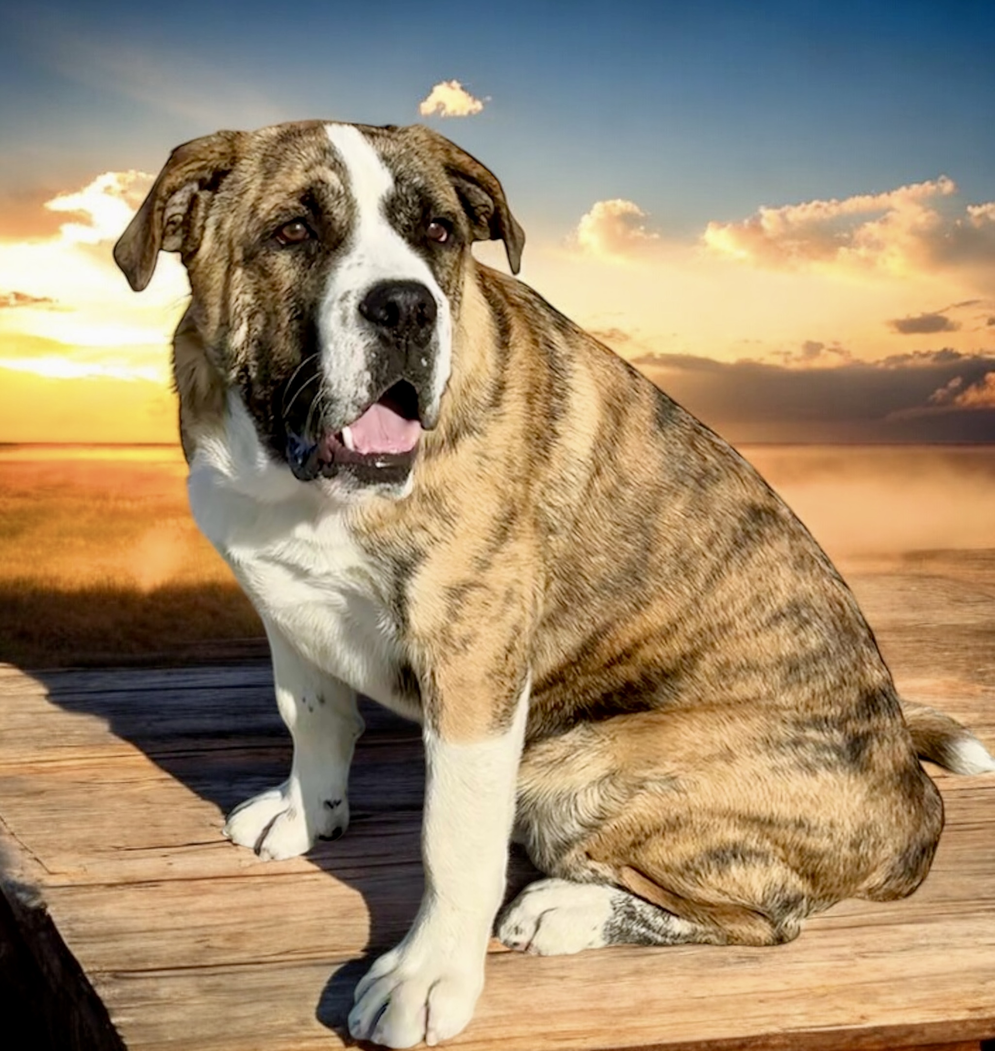 Hank, an adoptable English Bulldog, Great Pyrenees in Perry, IA, 50220 | Photo Image 2