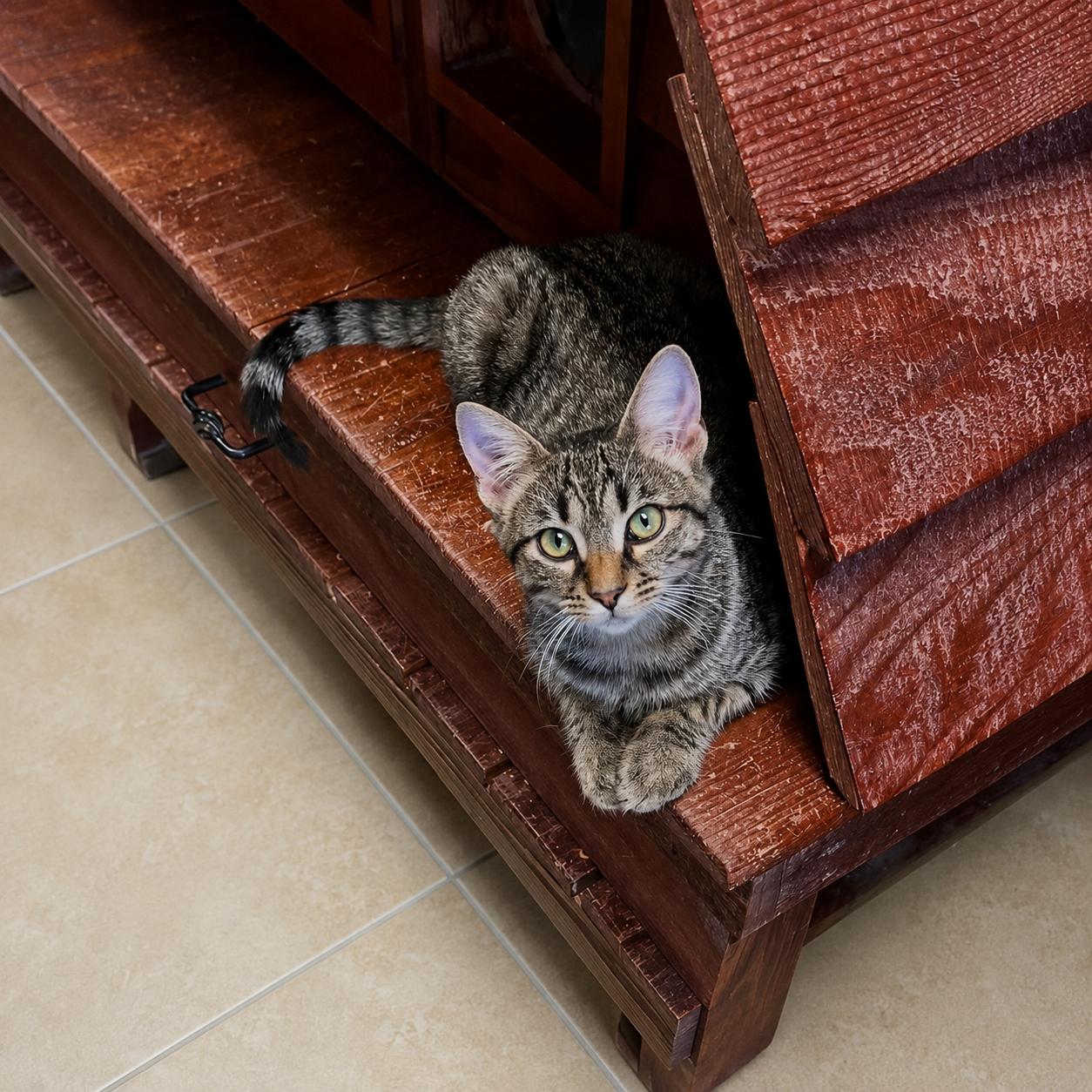 Tayzee, adopted, Kitten Female Tabby & Domestic Short Hair.