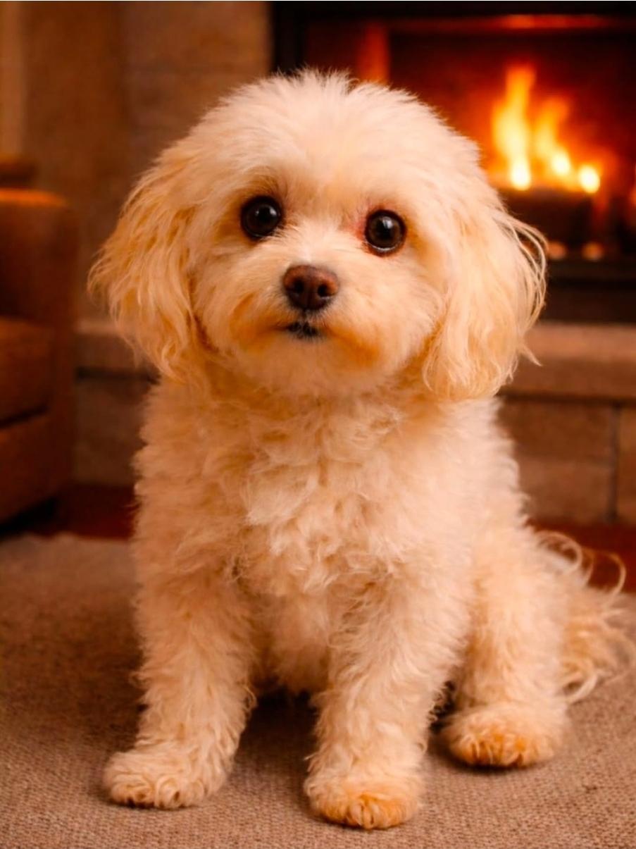 Leona and Lilith, ADOPTABLE, Young Female Bichon Frise & Poodle.