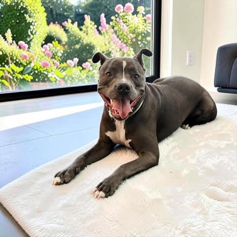 Pikachu, Adoptable, Adult Male Pit Bull Terrier.