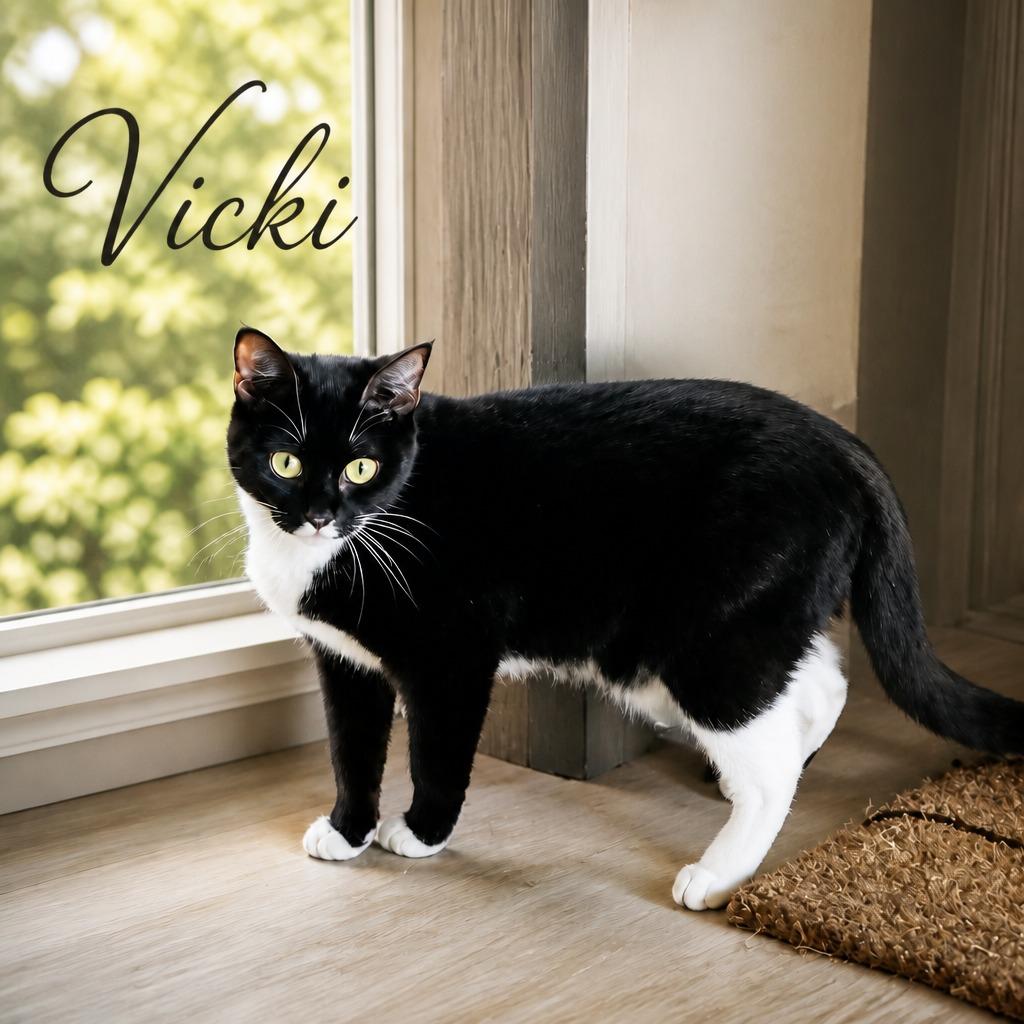 Vicki, Adoptable, Kitten Female Domestic Short Hair.