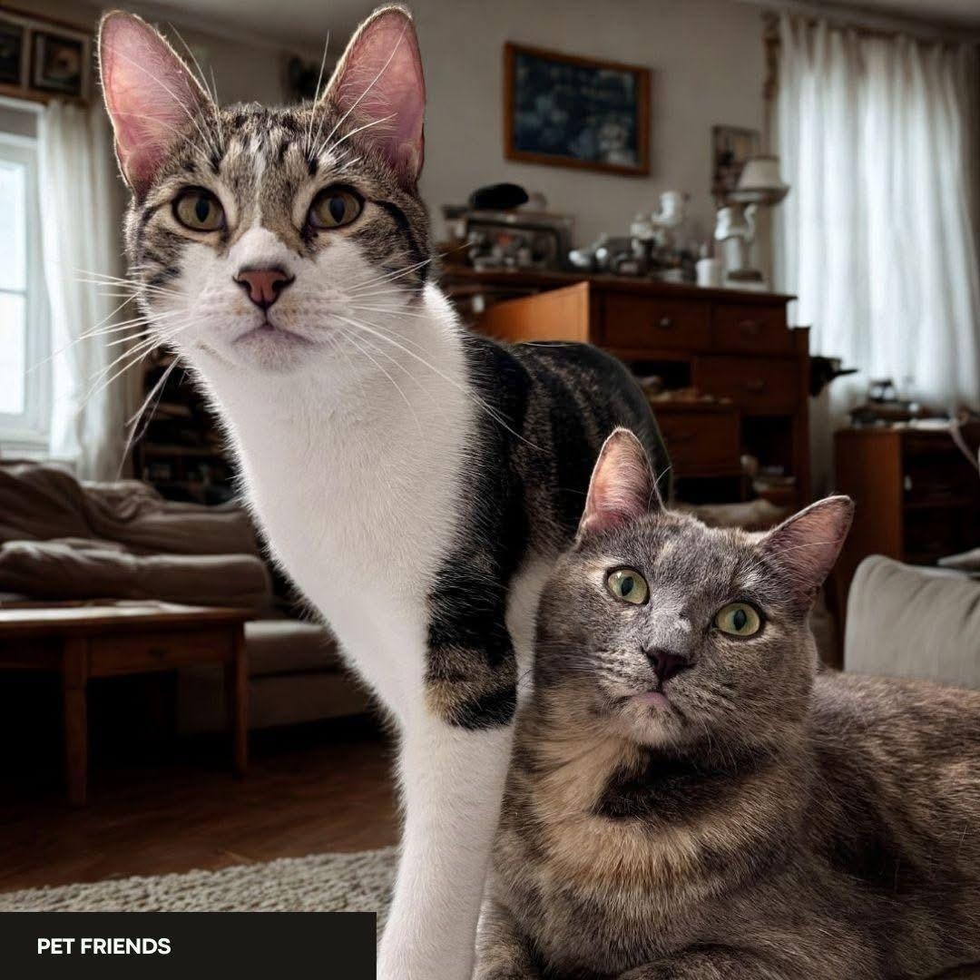Precious (f) & Parker (m), an adoptable Dilute Tortoiseshell, Domestic Short Hair in Jacksonville, FL, 32206 | Photo Image 2