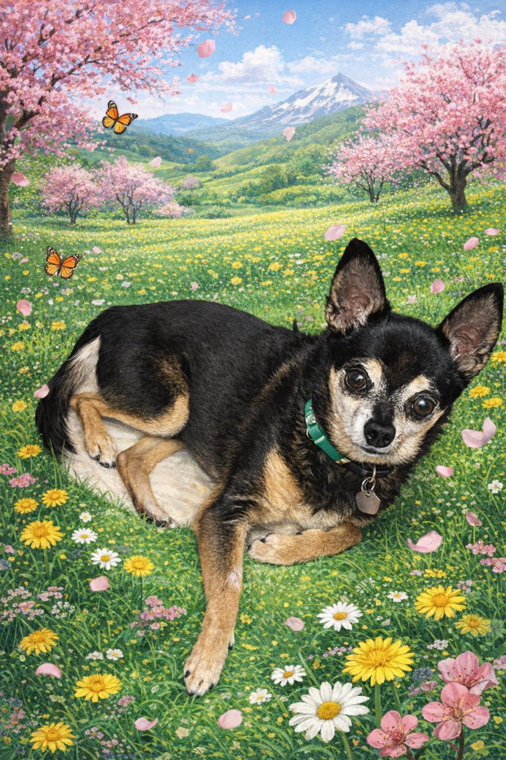 King Julien, ADOPTABLE, Senior Male Chihuahua.