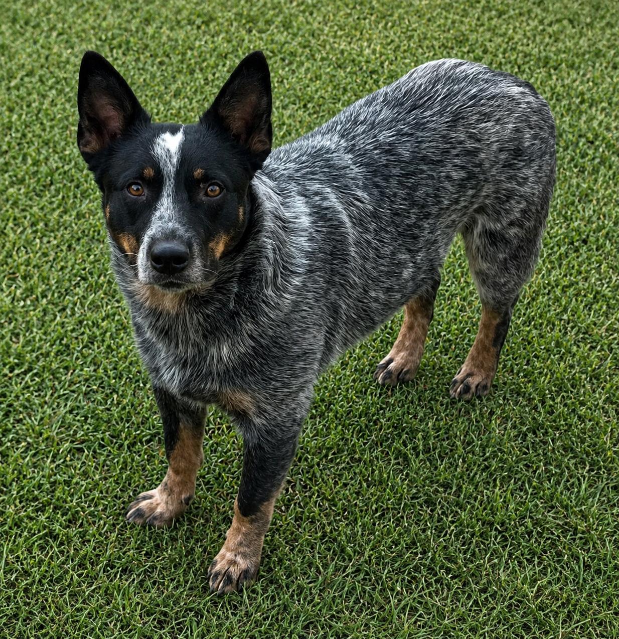 Cowboy, ADOPTABLE, Young Male Australian Cattle Dog / Blue Heeler.