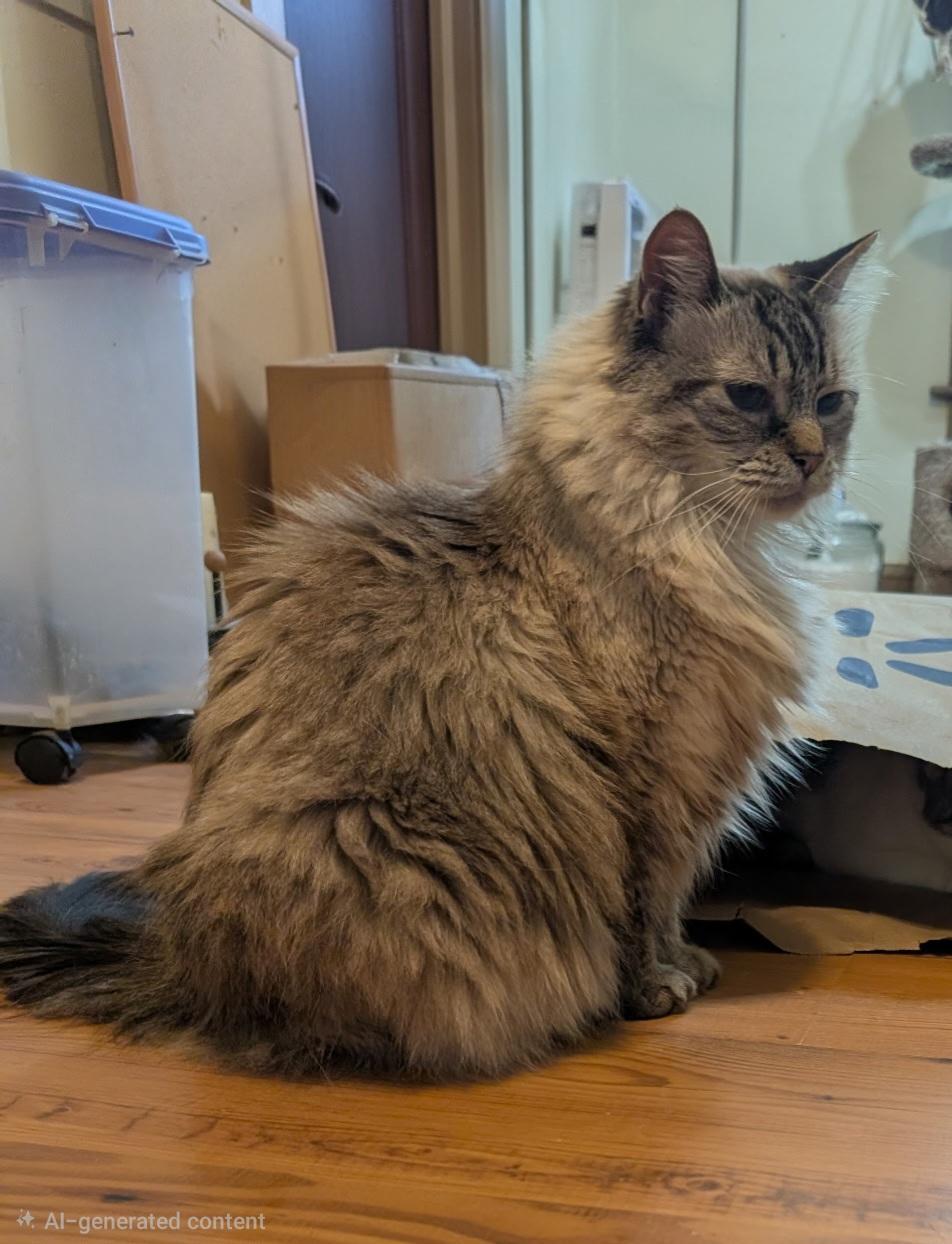 Snowflake, Adoptable, Senior Female Balinese.