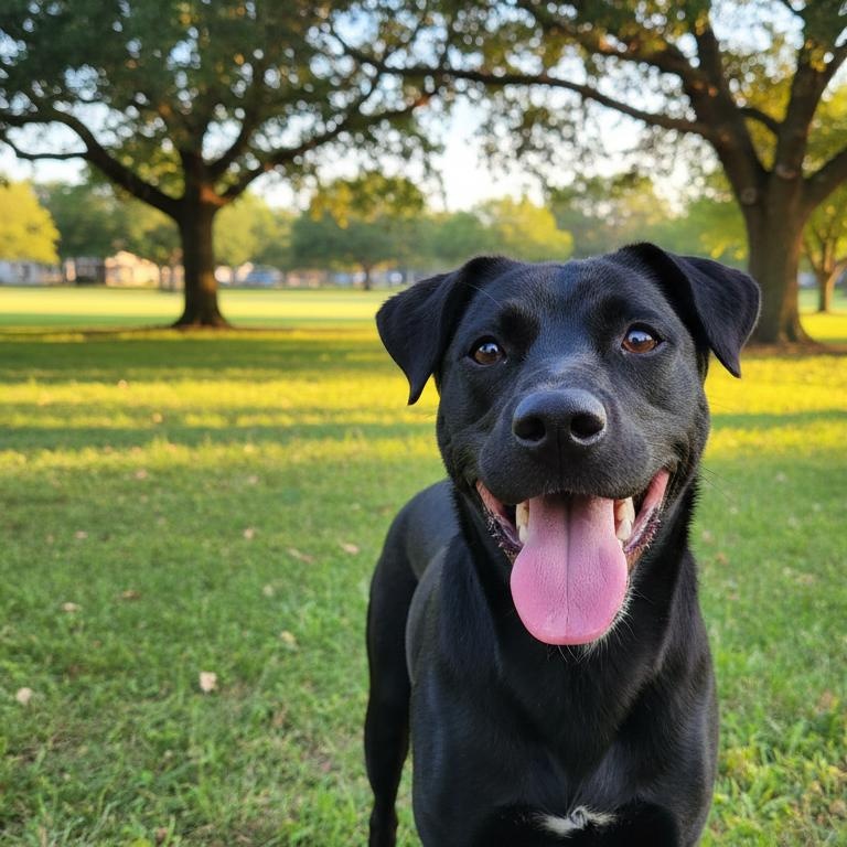 HONEY, Adoptable, Young Female Black Labrador Retriever.