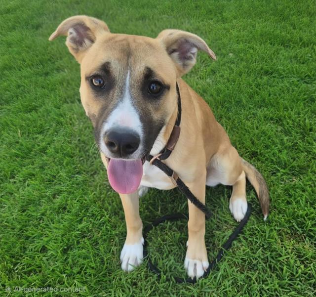 STACIE, Adoptable, Young Female Pit Bull Terrier & Mixed Breed.
