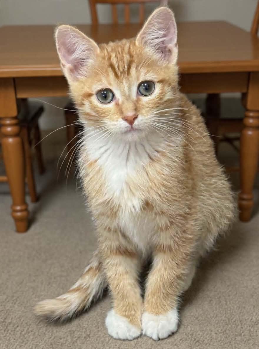 Marmalade, Adoptable, Kitten Female Tabby & Domestic Short Hair.