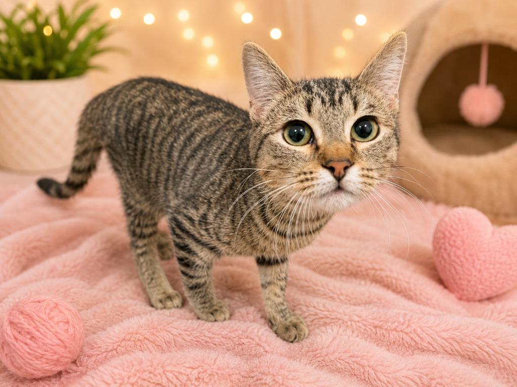 Mini, Adoptable, Kitten Female Domestic Short Hair.