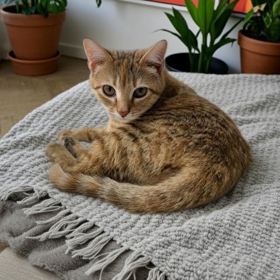 Miss Meeple, ADOPTABLE, Kitten Female Domestic Short Hair.