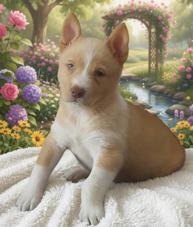 Camaya Rose, ADOPTABLE, Puppy Female Australian Kelpie.