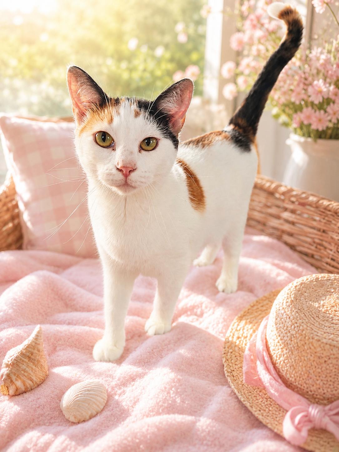 Enlarge Quinn, a ADOPTABLE Calico in Newton, IL image 1/1