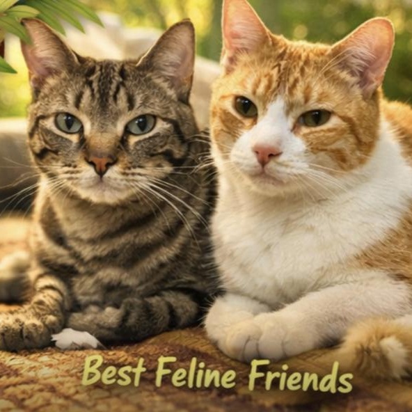 Kona & Maui, ADOPTABLE, Adult Male Domestic Short Hair.