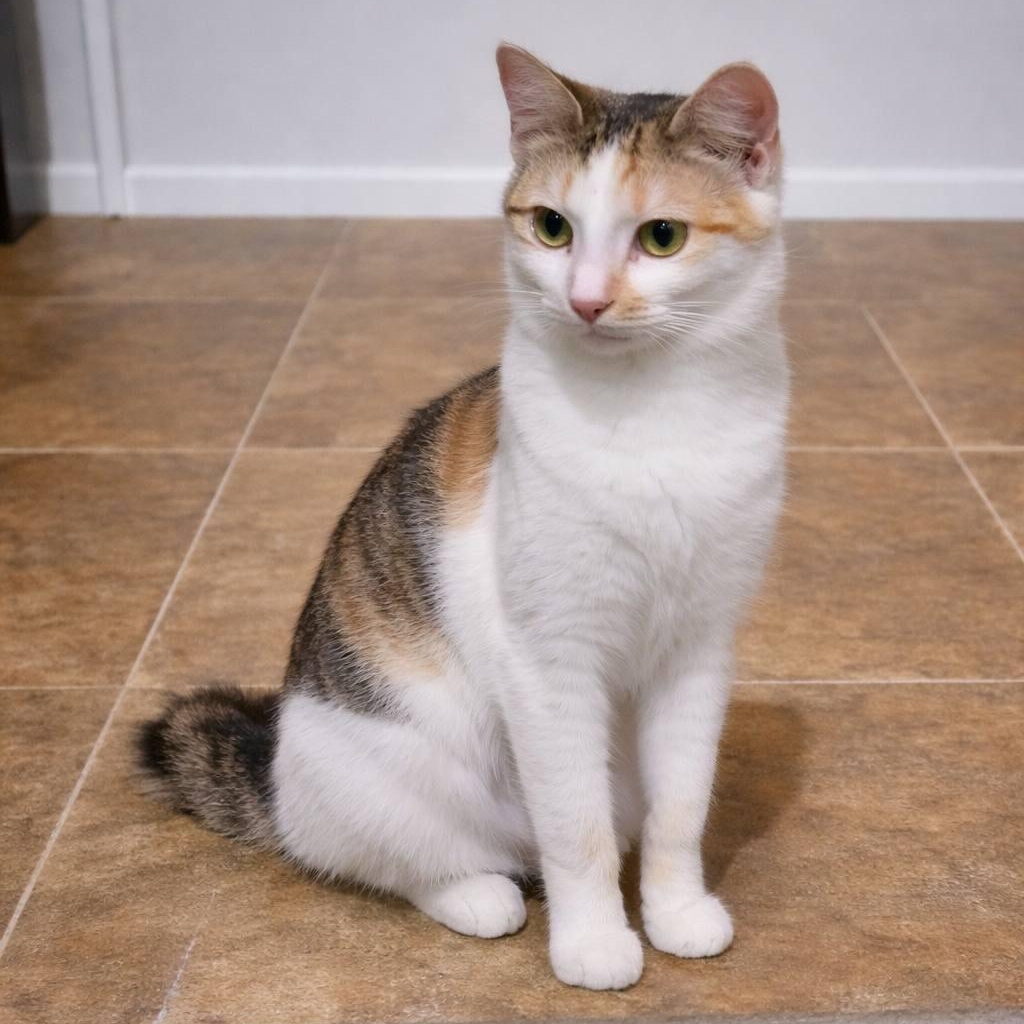 Phyllis, adopted, Kitten Female Domestic Short Hair.