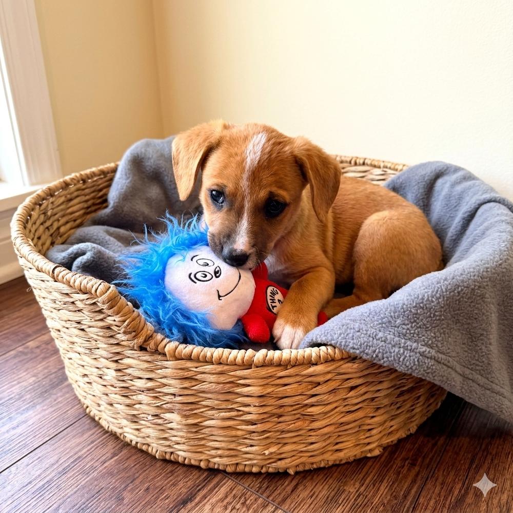 26-027 Philly, Adoptable, Puppy Female Corgi & Chihuahua.