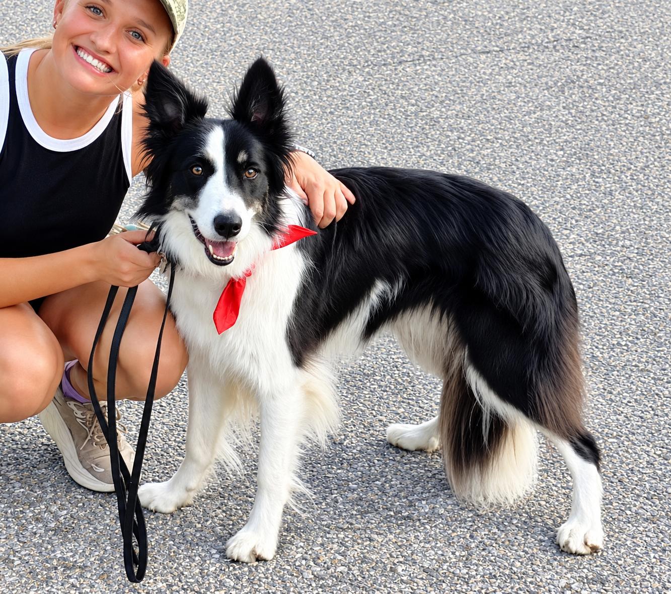 Enlarge Nellie (Courtesy Post for ISU Companion Animal Program), a Adoptable Border Collie in Ames, IA image 5/6
