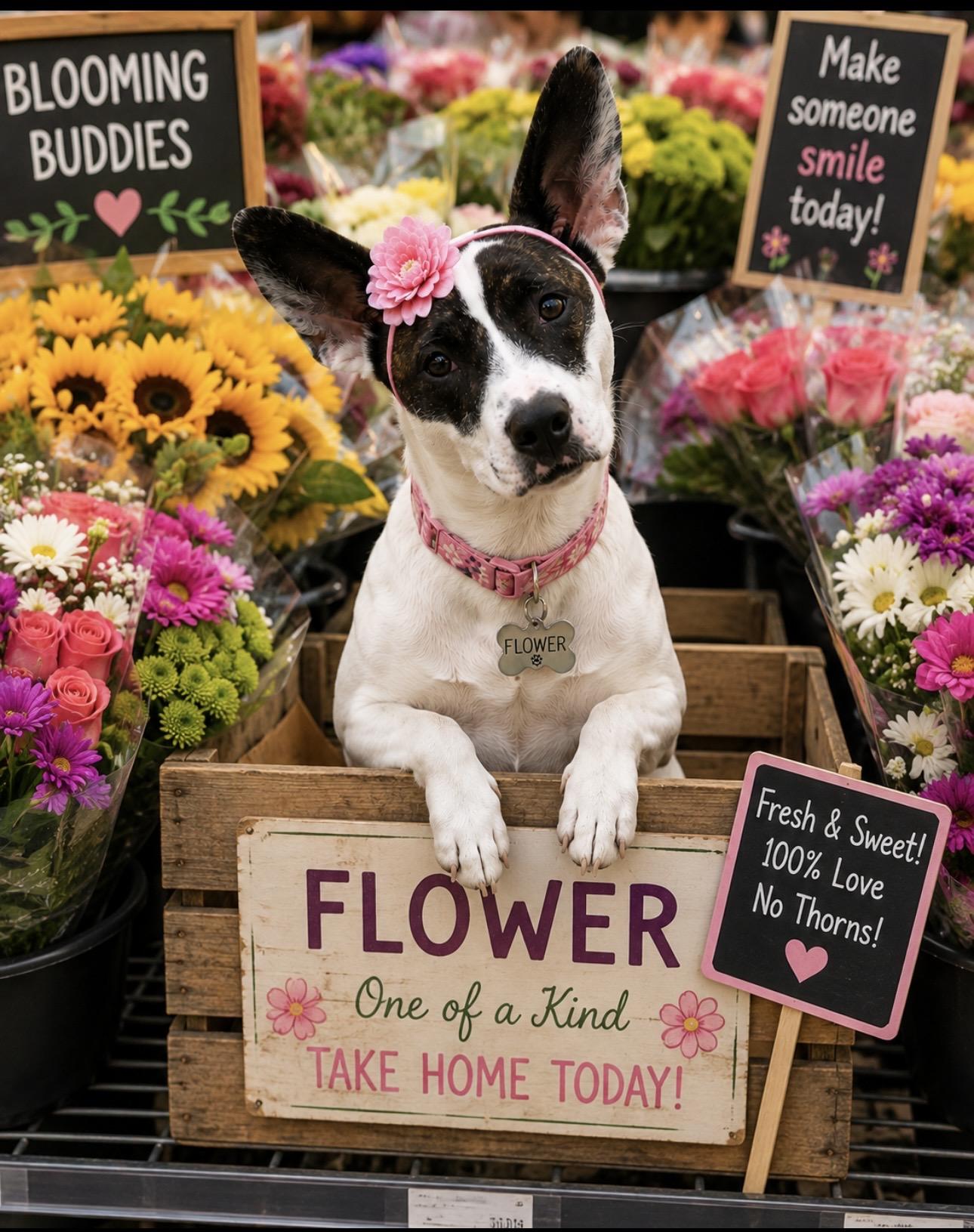 Enlarge Flower, a Adopted mixed breed in CUMMING, GA image 5/5