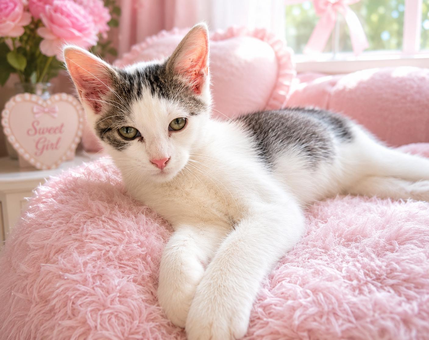 Janet, Adoptable, Young Female Domestic Short Hair & Tabby.